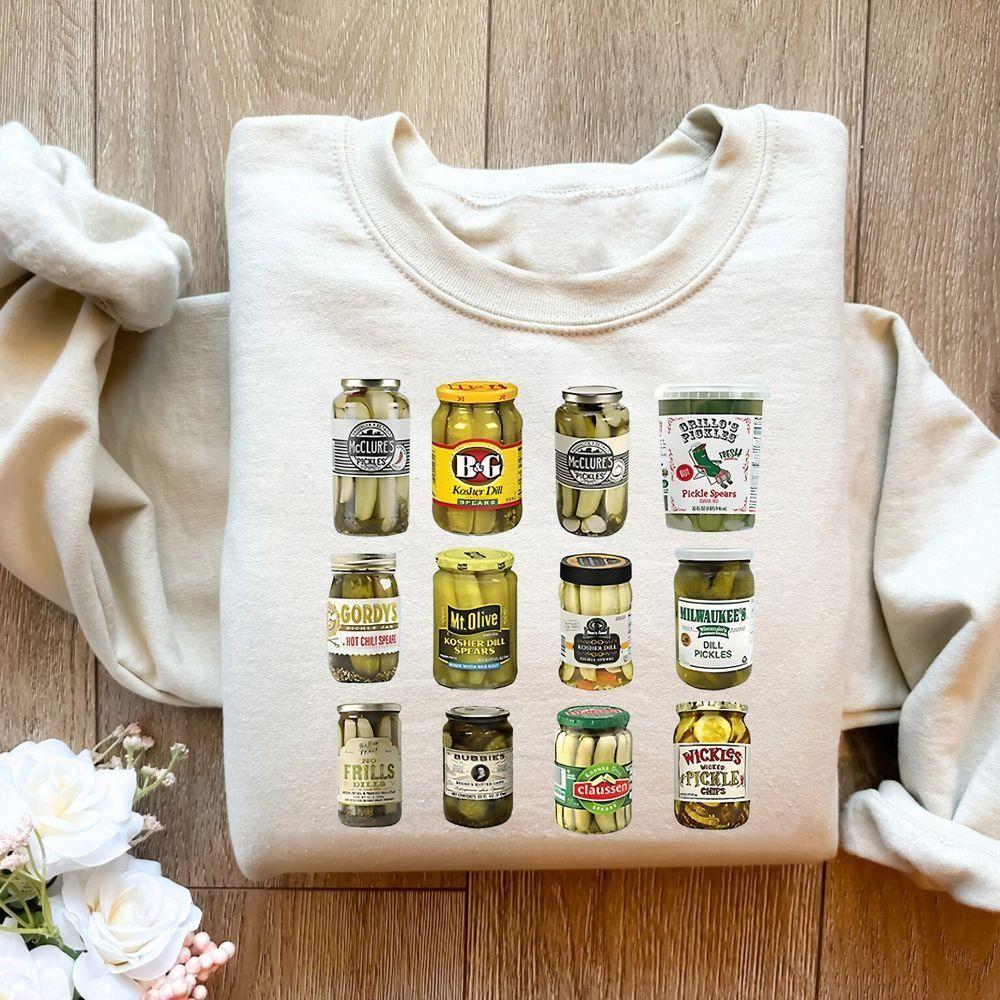 Retro Funny Canned Pickles Vuitino Shirt